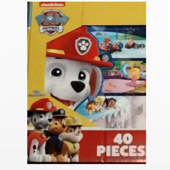 PAW PATROL - First Look and Find Book & Giant Puzzle (40 Pcs), Nickelodeon - New - Picture 3 of 12